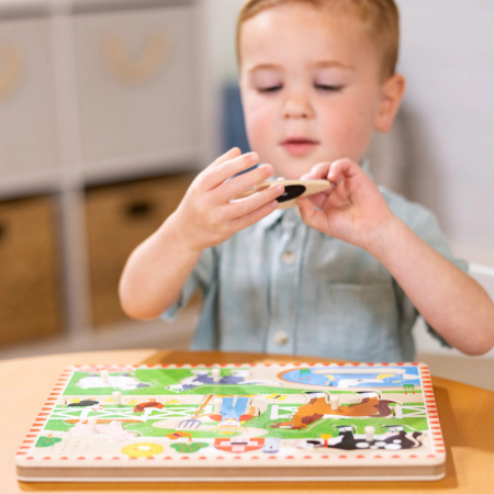 Puzzle cu sunete - ferma lui Old MacDonald [3]