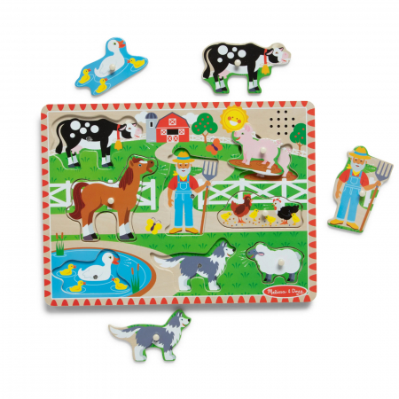 Puzzle cu sunete - ferma lui Old MacDonald [1]