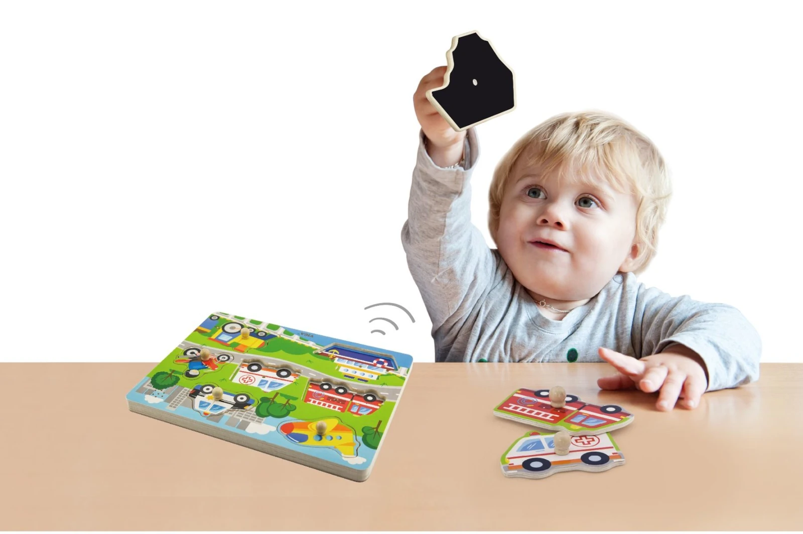 Puzzle cu sunete - mijloace de transport [5]
