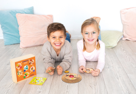 Puzzle de asociere din lemn Humanico - alimentație sănătoasă, 27 piese [10]