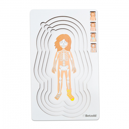 Puzzle multistrat anatomie fată, 28 de piese [2]