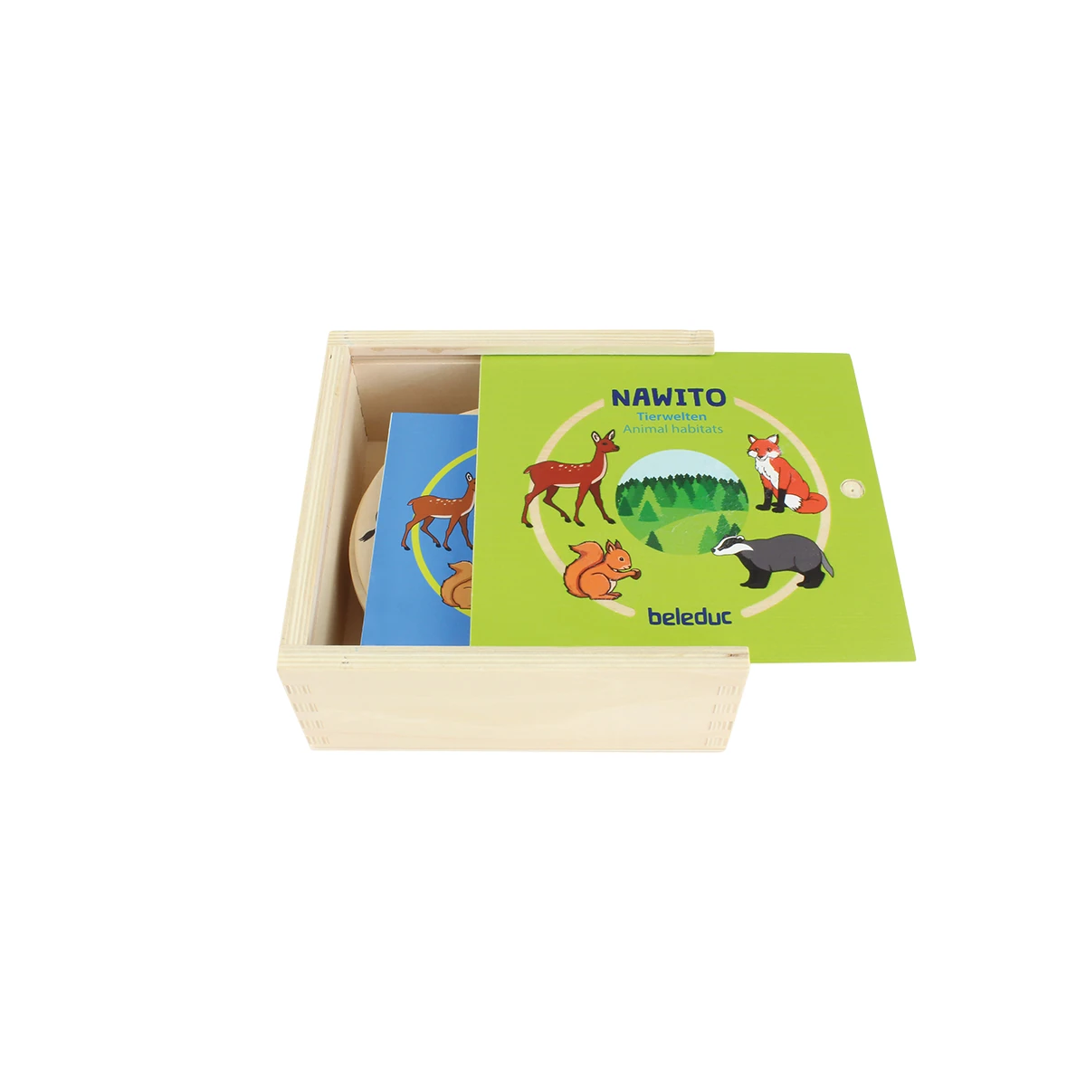 Puzzle din lemn cu habitatele animalelor sălbatice [1]