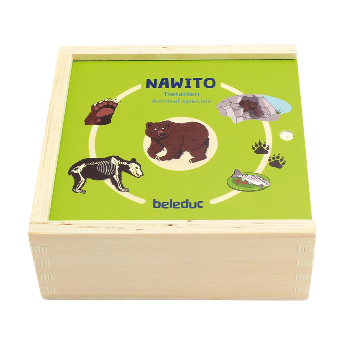 Puzzle - Puzzle din lemn de asociere specii de animale și medii de viață
