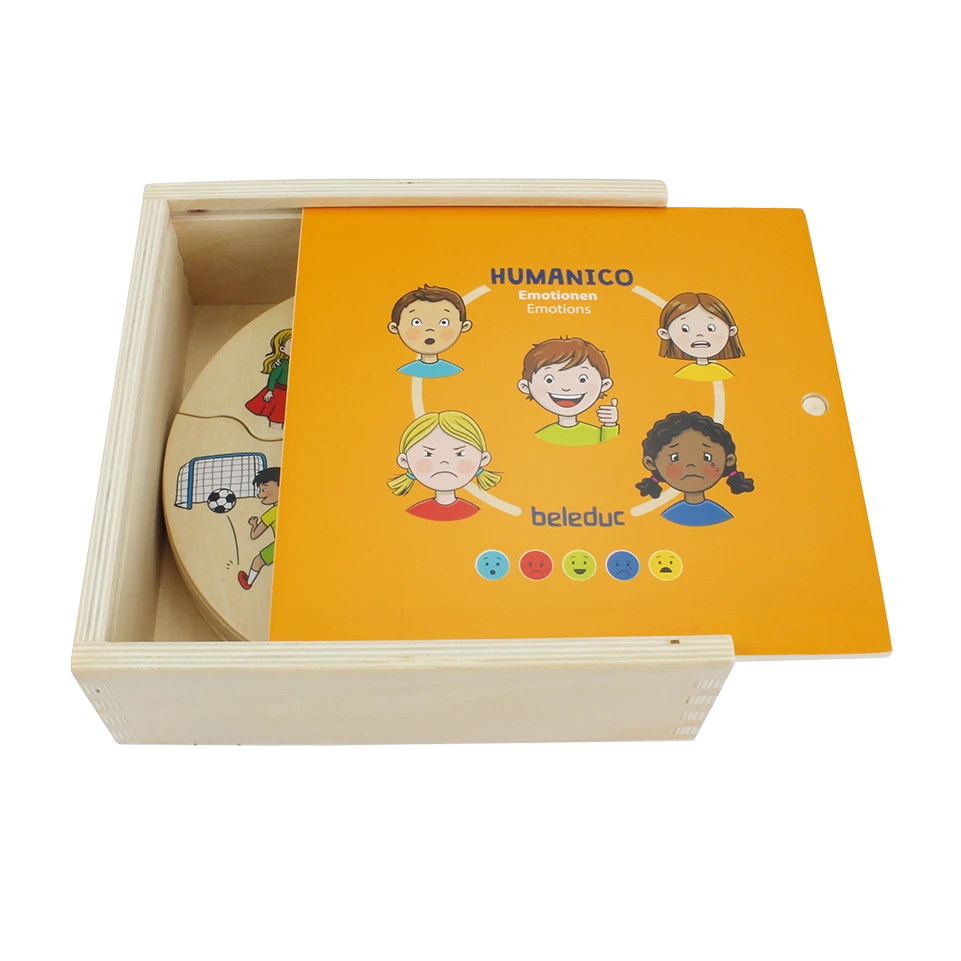 Puzzle din lemn educativ despre emoții și sentimente, 30 piese [2]