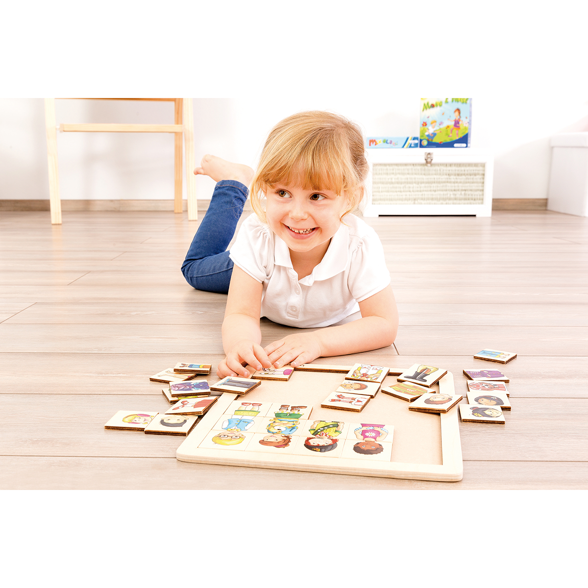Puzzle educativ potrivește și combină - Copii [10]