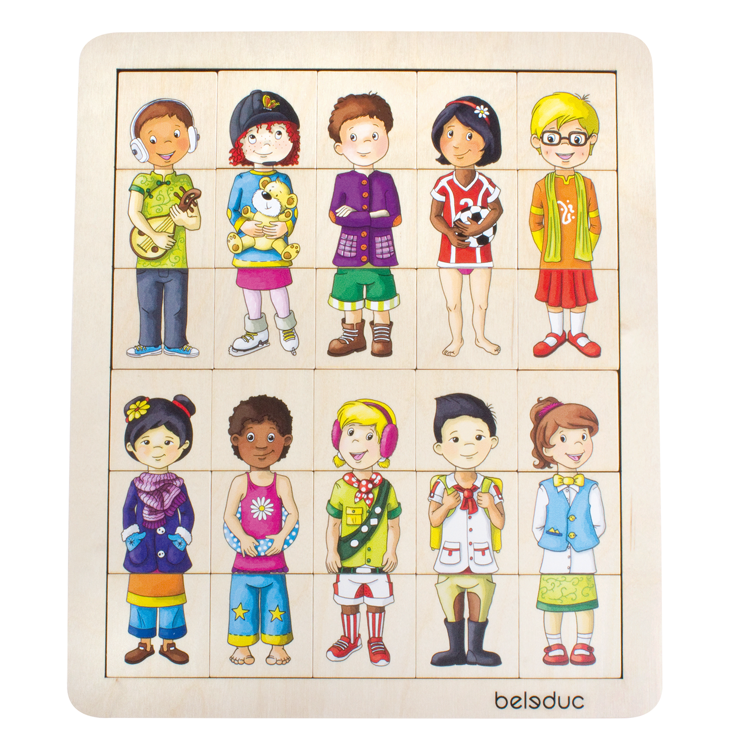 Puzzle - Puzzle educativ potrivește și combină - Copii