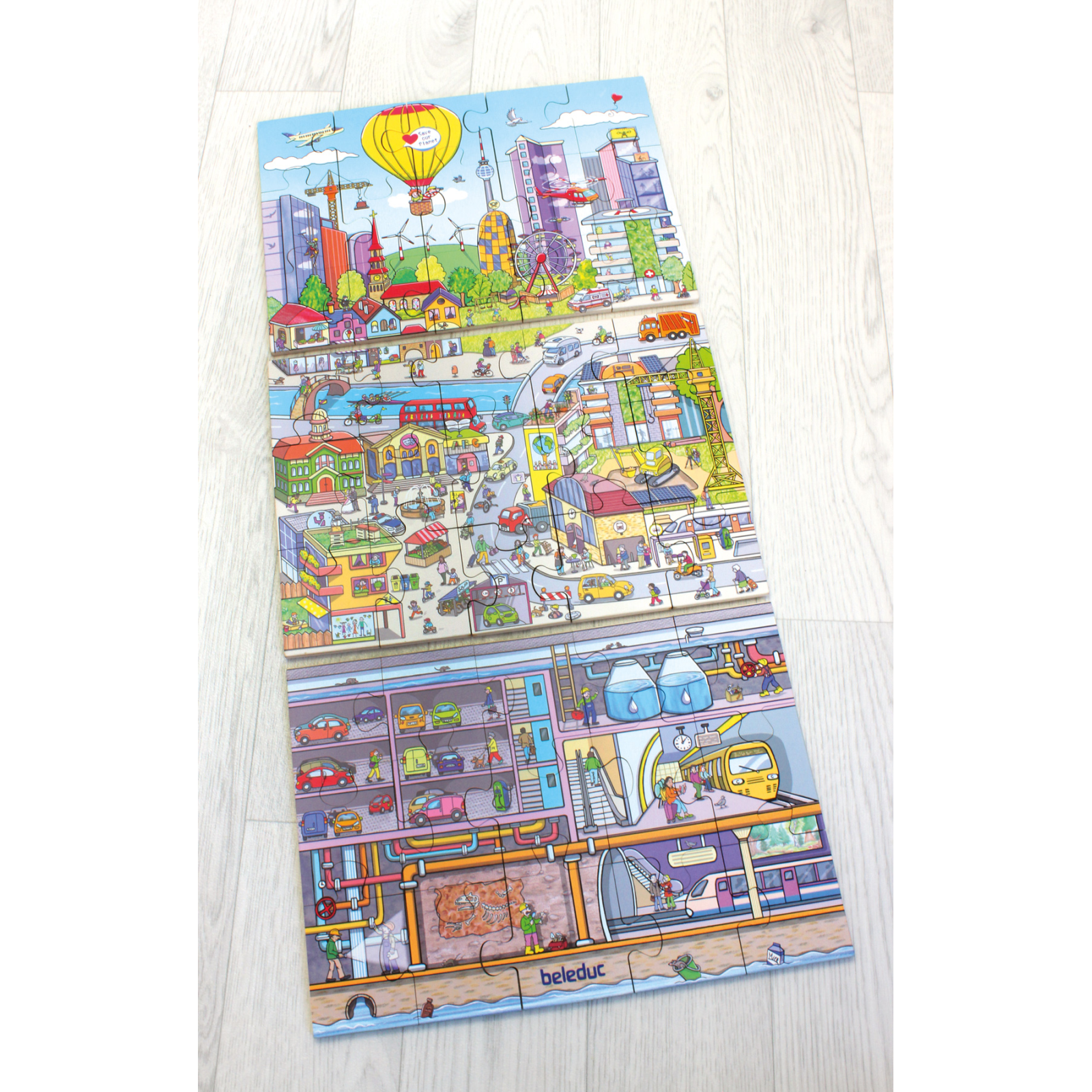 Puzzle mare de podea - viața în oraș [8]