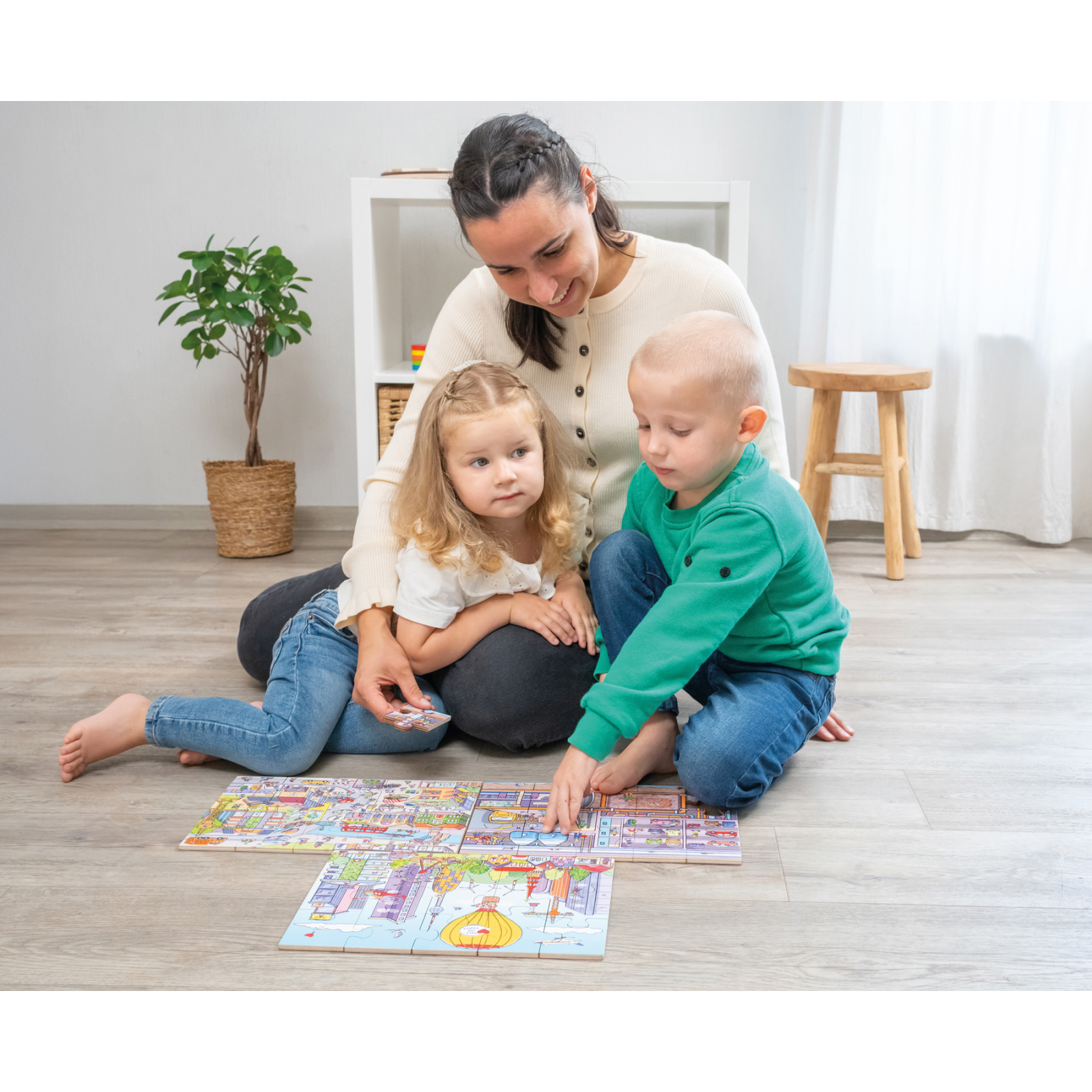 Puzzle mare de podea - viața în oraș [14]
