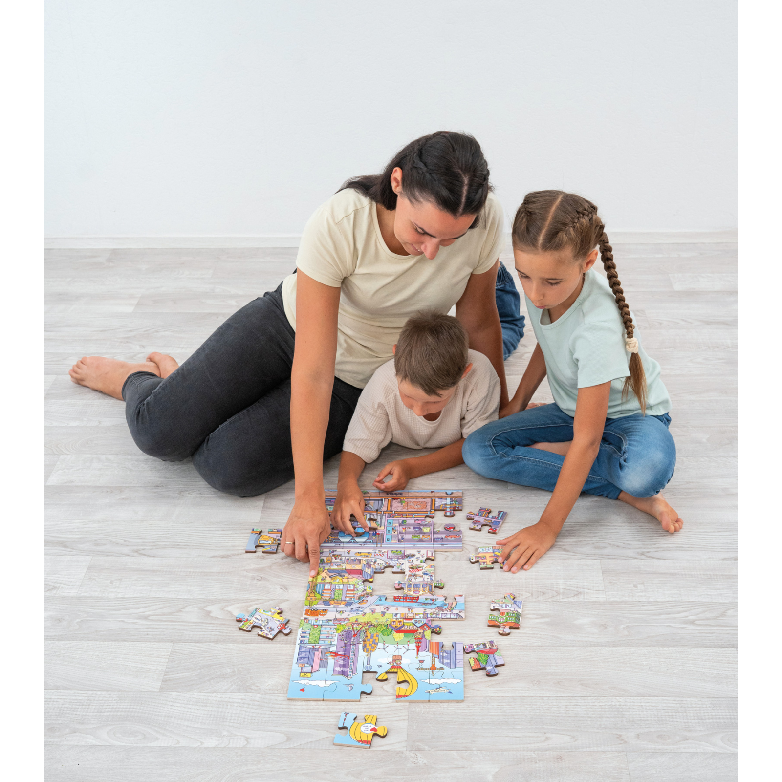 Puzzle mare de podea - viața în oraș [10]
