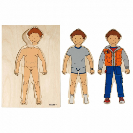 Puzzle îmbrăcare băiat [1]