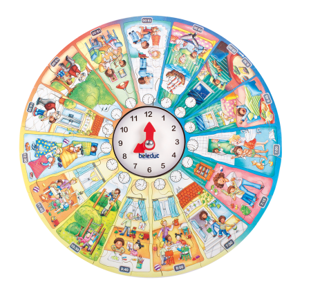 Puzzle - Puzzle XXL educativ din lemn Ziua mea