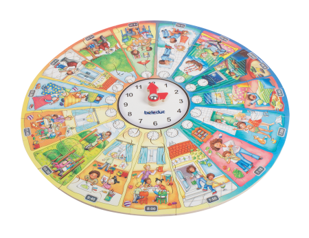Puzzle XXL educativ din lemn Ziua mea [1]