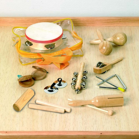 Echipamente camere senzoriale - Set de 10 instrumente muzicale de percuție