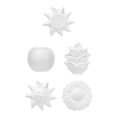 Forme din polistiren - Set 10 figurine din polistiren pentru artizanat și decorațiuni de primăvară