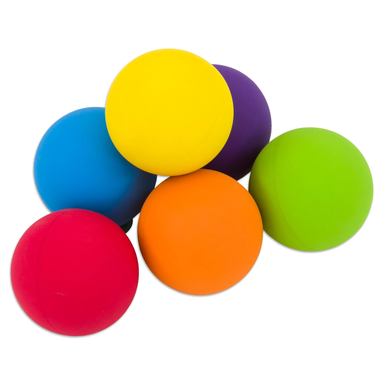 Set 6 mingi din cauciuc multicolore pentru copii, diametru 6 cm [1]