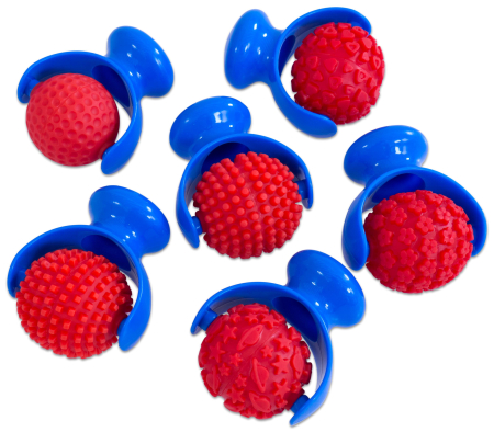 Modelaj și plastilină - Set 6 role cu modele pentru plastilina si pictura senzoriala