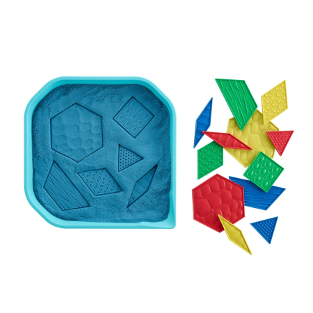 Set blocuri geometrice senzoriale Green-n-Learn®, 40 Piese [1]