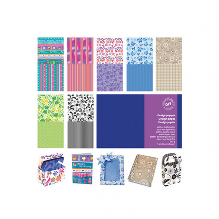 Set cu 7 hârtii de scrapbooking - provensal [1]