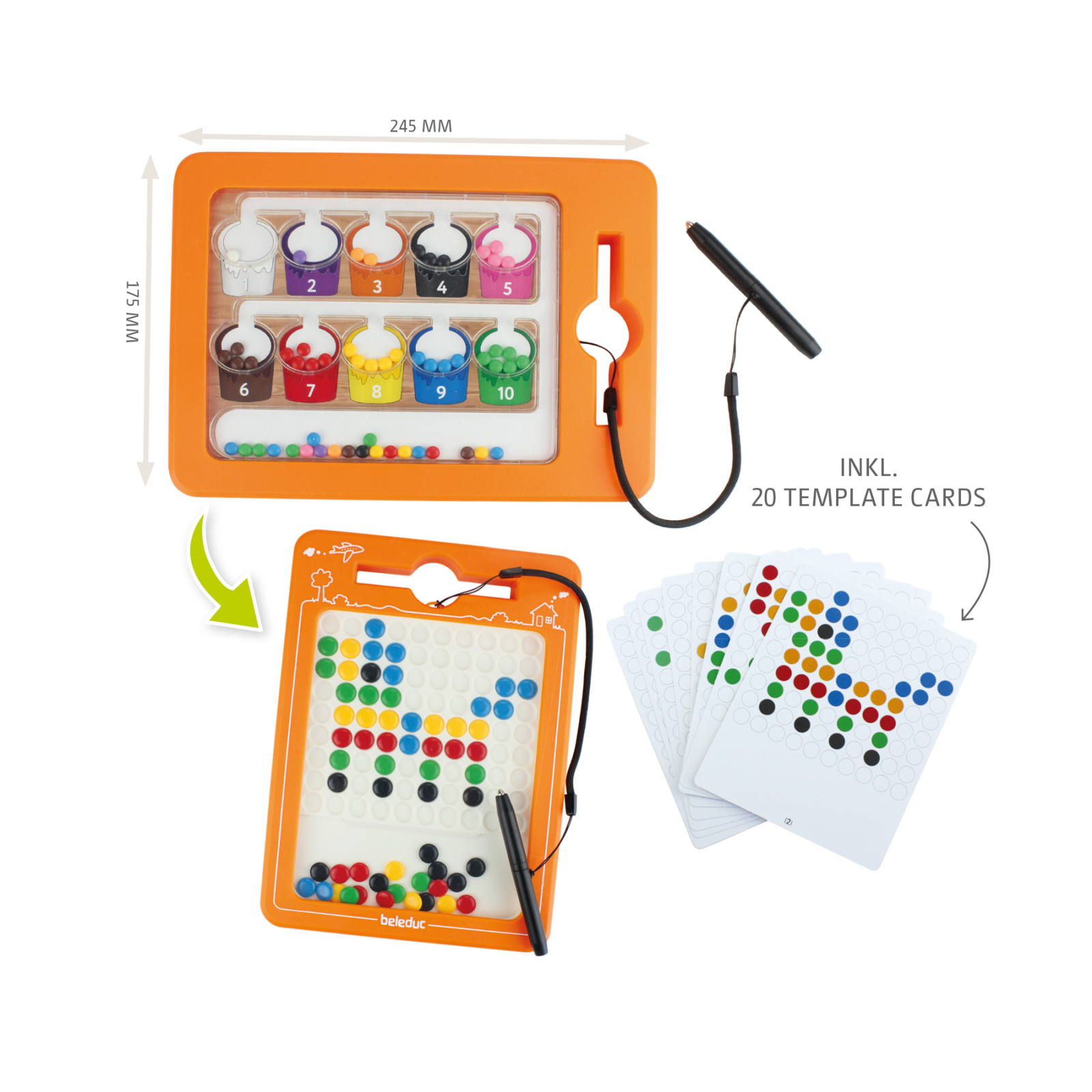 Set cu tablă magnetică – aranjare și sortare [3]