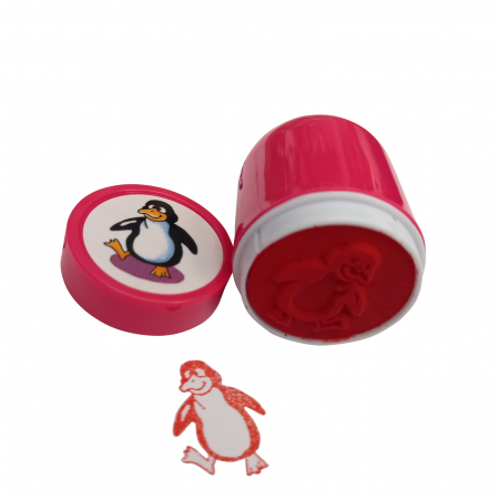 Set de 10 ștampile cu animale, diametru 3 cm [10]