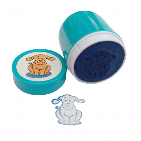 Set de 10 ștampile cu animale, diametru 3 cm [4]