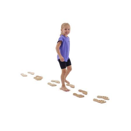 Trasee de motricitate - Set de 12 urme de picioare senzoriale