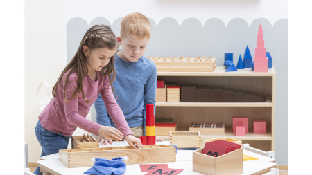Set de 13 materiale de bază Montessori, pregătire pentru școală [7]