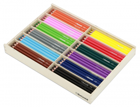 Set de 144 creioane triunghiulare groase [3]