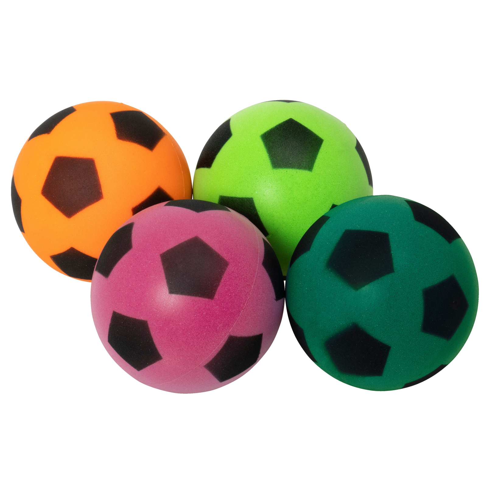Spații de joacă - Set de 4 mingi din spumă solidă, cu diametrul de 19,4 cm