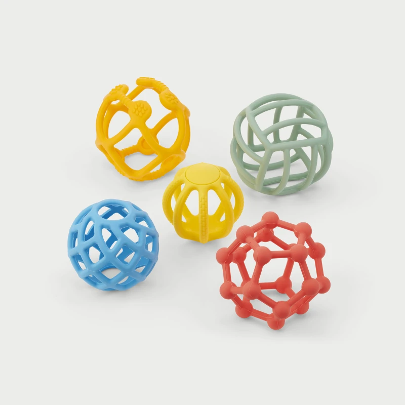 Stimulare tactila - Set de 5 mingi senzoriale Flexi Balls