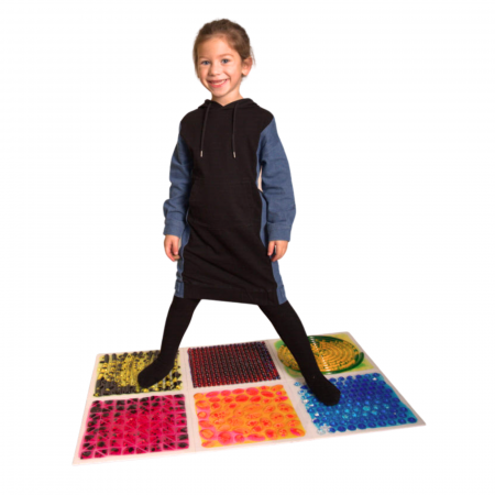 Set de 6 plăci senzoriale cu lichid texturat - 30 cm [2]