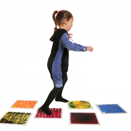 Set de 6 plăci senzoriale cu lichid texturat - 30 cm [3]
