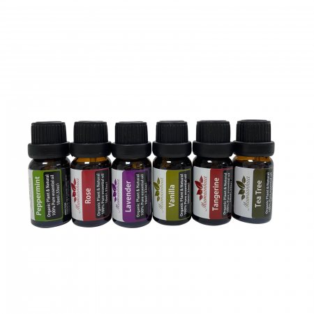 Stimulare olfactivă - Set de 6 uleiuri de aromaterapie - Set 1