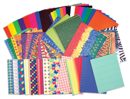 Produse - Set hârtie decorativă cu modele asortate pentru lucru manual, 176 file