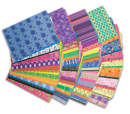 Produse - Set hârtie decorativă pentru lucru manual, 192 file