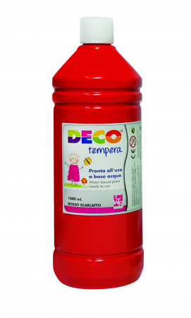 Produse - Tempera DECO 1000 ml roșu aprins