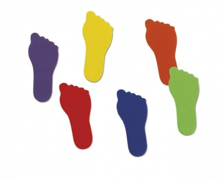 Trasee de motricitate - Urme de picioare set de 6 perechi