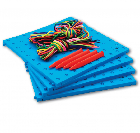 Motricitate fina - Set complet desenează cu șnurul - P2P pasul 3