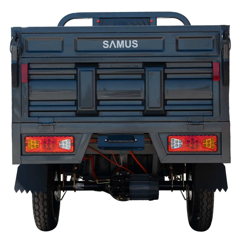 Triciclu electric cargo Samus Montana-25-1.3-72V32-Yellow-Dark Silver [7]