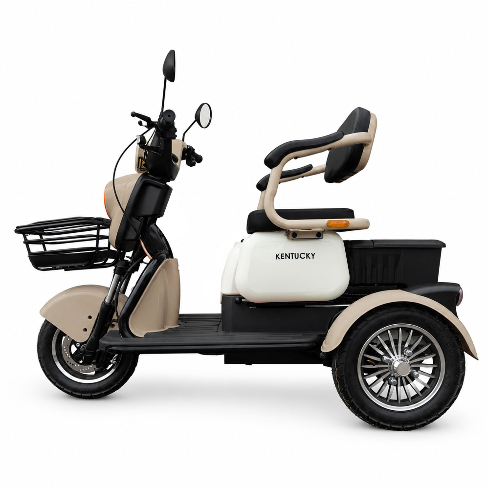 Triciclu electric Samus Kentucky-3R1-10T1000-60V20-Brown-White [2]