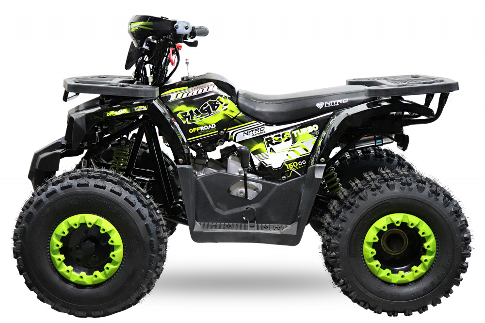 ATV Nitro 150cc midi Kinder Quad Rugby RS8-3G Platin Off-road [5]