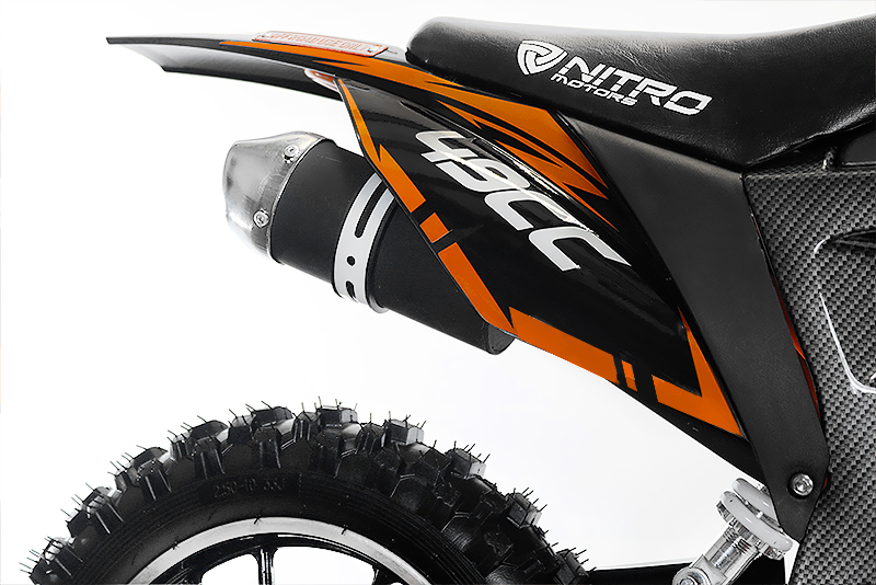NITRO MOTORS 49cc mini Kinder Dirtbike Gepard DLX 10" Off-Road [8]