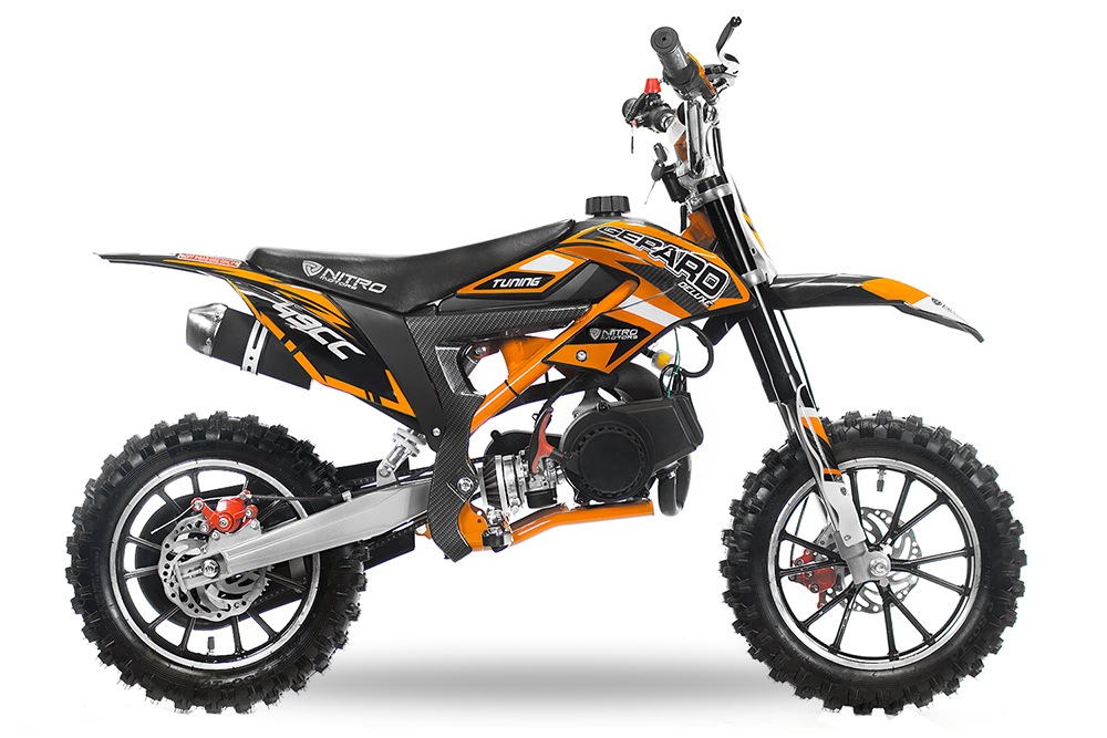 NITRO MOTORS 49cc mini Kinder Dirtbike Gepard DLX 10" Off-Road [11]