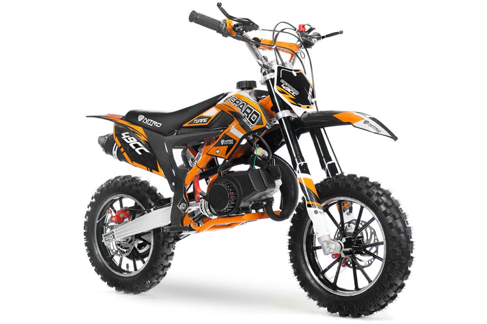 NITRO MOTORS 49cc mini Kinder Dirtbike Gepard DLX 10" Off-Road [9]