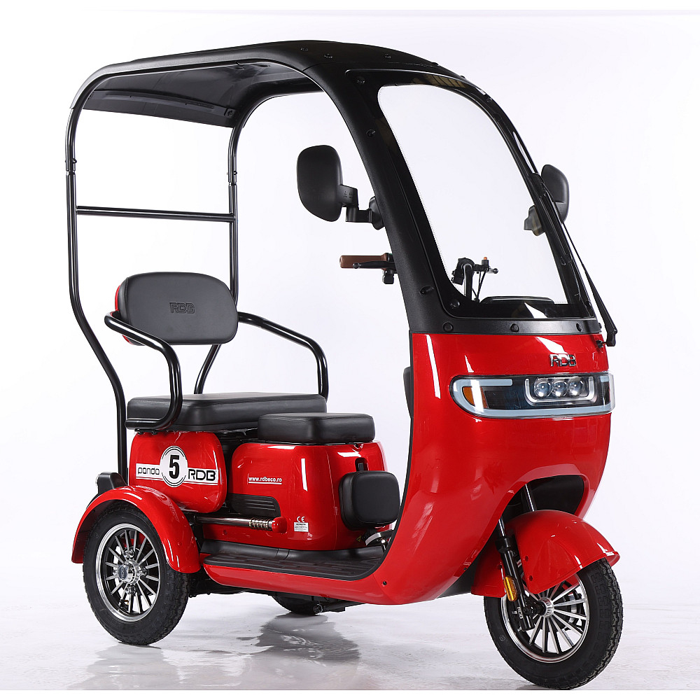 Triciclu Electric RDB Panda 5, 650W, 60V20Ah, Fără permis [6]