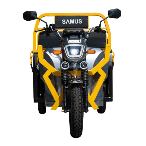 Triciclu electric cargo Samus Montana-25-1.3-72V32-Yellow-Dark Silver [1]