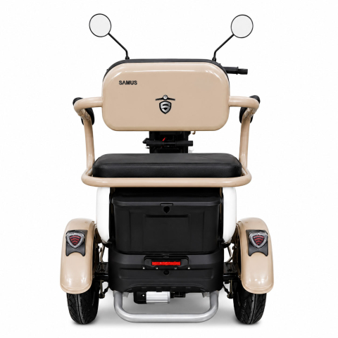 Triciclu electric Samus Kentucky-3R1-10T1000-60V20-Brown-White [3]