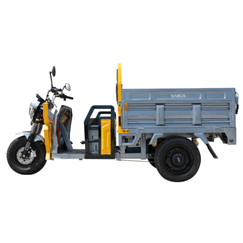 Triciclu electric cargo Samus Montana-25-1.3-72V32-Yellow-Dark Silver [3]