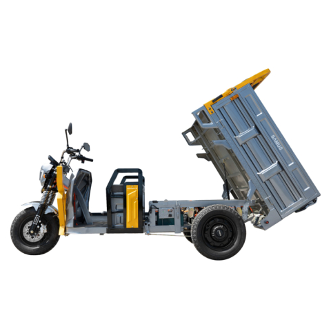 Triciclu electric cargo Samus Montana-25-1.3-72V32-Yellow-Dark Silver [5]