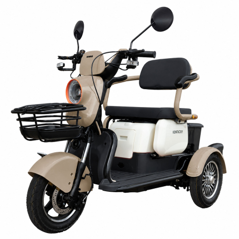 Triciclu electric Samus Kentucky-3R1-10T1000-60V20-Brown-White [2]
